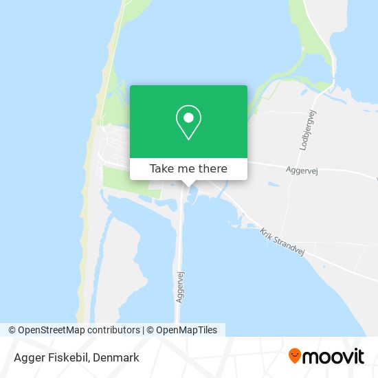 Agger Fiskebil map