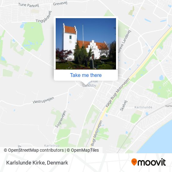 Karlslunde Kirke map