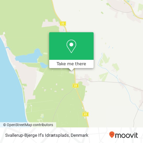 Svallerup-Bjerge If's Idrætsplads map
