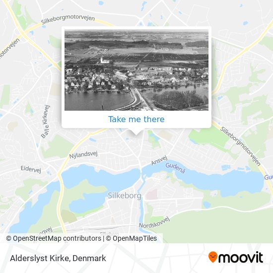 How to get Alderslyst Kirke Silkeborg Bus or