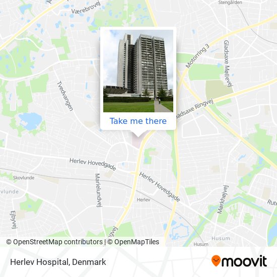 Herlev Hospital map