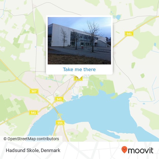 Hadsund Skole map