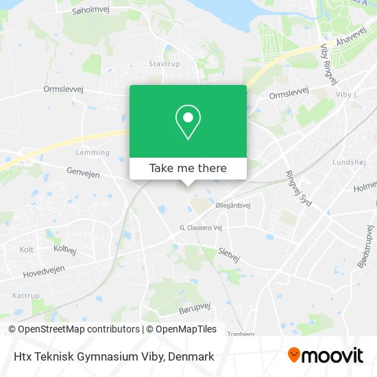 Htx Teknisk Gymnasium Viby map
