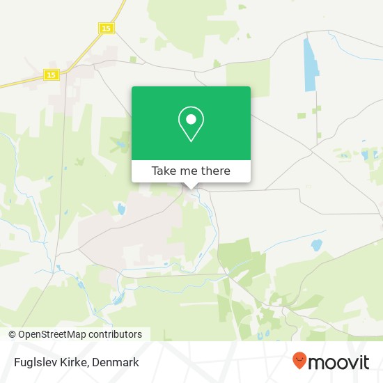 Fuglslev Kirke map