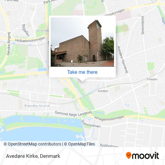 Avedøre Kirke map