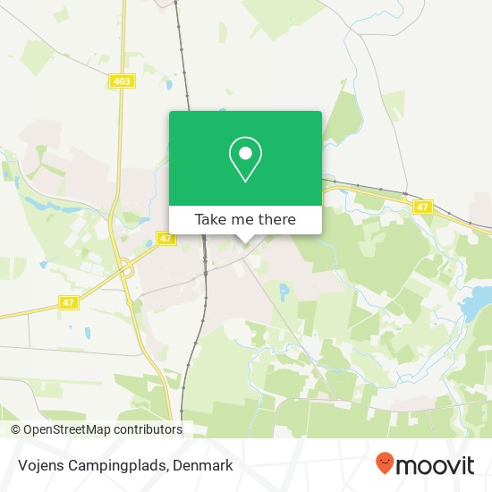 Vojens Campingplads map