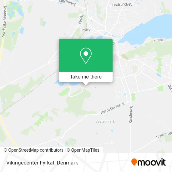 Vikingecenter Fyrkat map