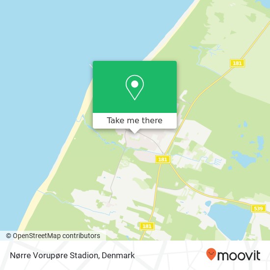 Nørre Vorupøre Stadion map