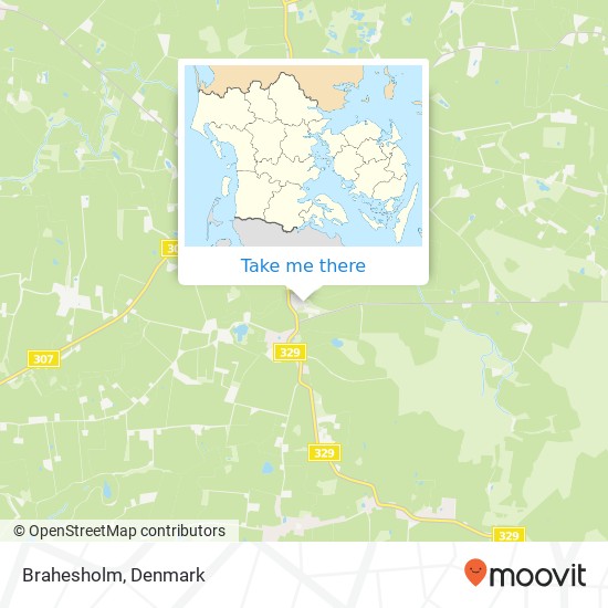 Brahesholm map