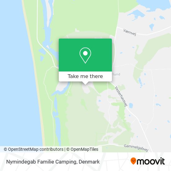 Nymindegab Familie Camping map