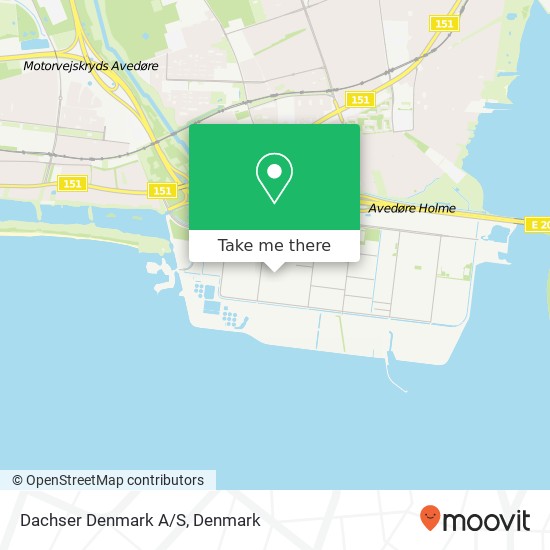 Dachser Denmark A/S map