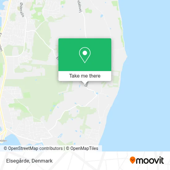 Elsegårde map