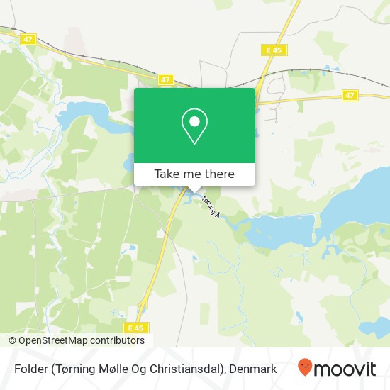 Folder (Tørning Mølle Og Christiansdal) map