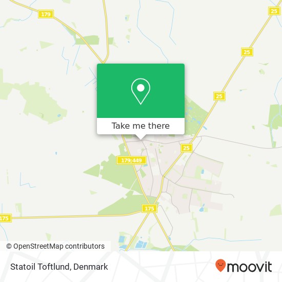 Statoil Toftlund map