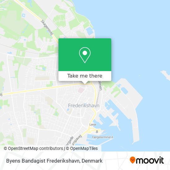 Byens Bandagist Frederikshavn map