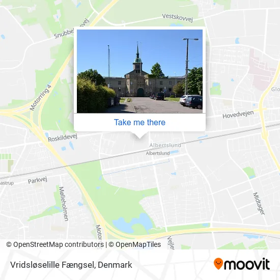 Vridsløselille Fængsel map