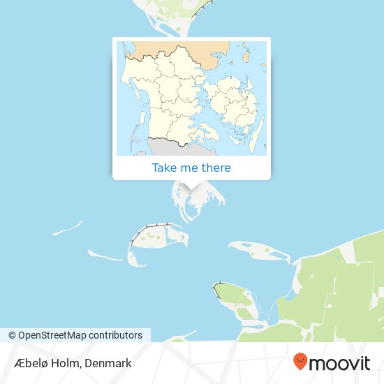 Æbelø Holm map