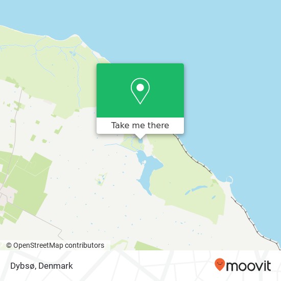 Dybsø map