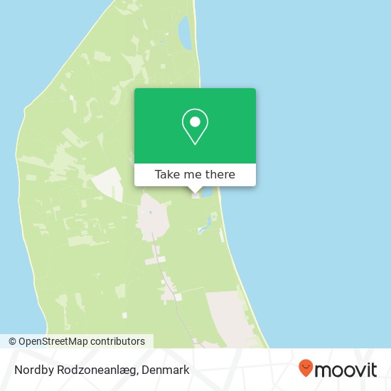 Nordby Rodzoneanlæg map