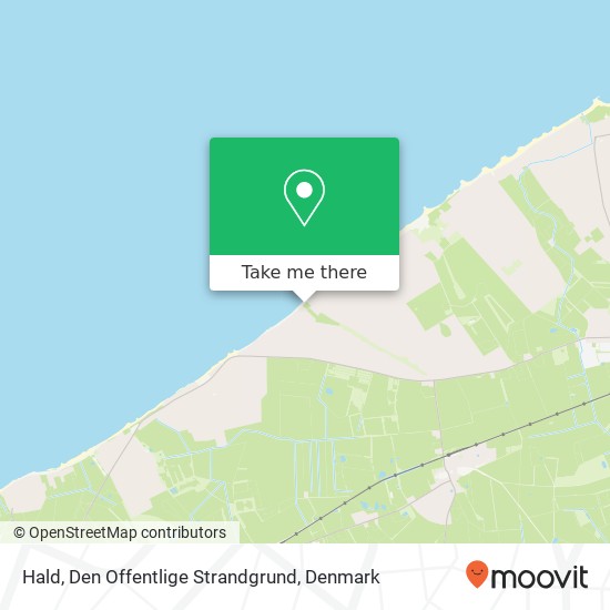 Hald, Den Offentlige Strandgrund map