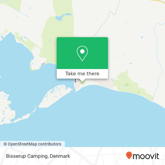 Bisserup Camping map
