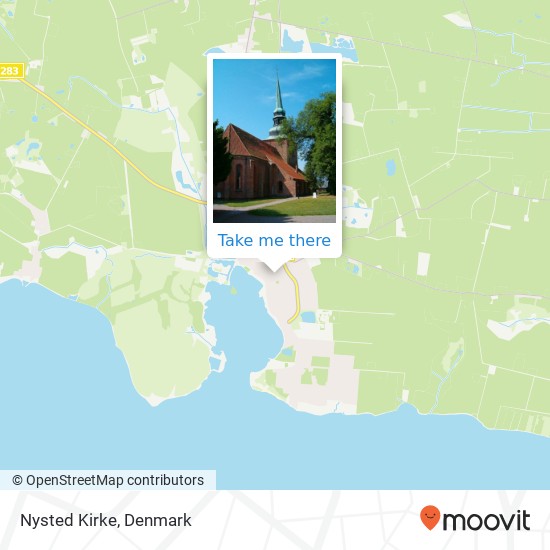 Nysted Kirke map