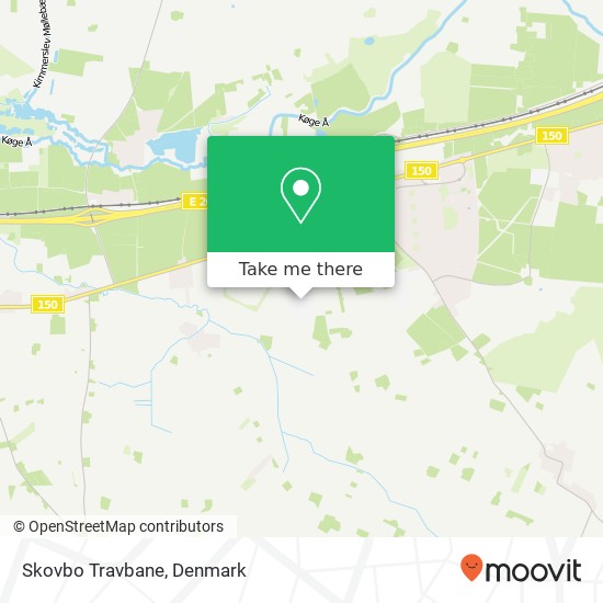 Skovbo Travbane map