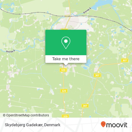 Skydebjerg Gadekær map