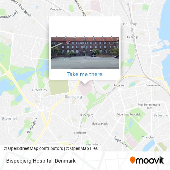 Bispebjerg Hospital map