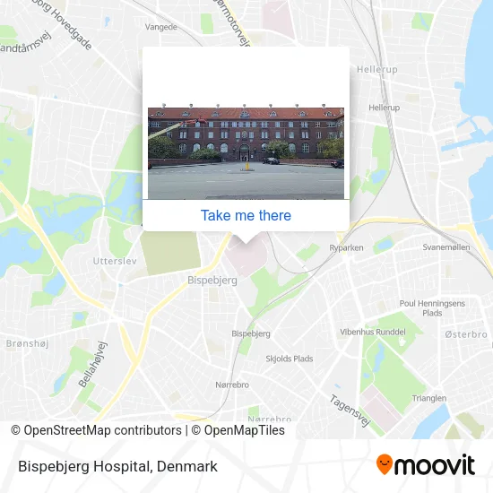 Bispebjerg Hospital map