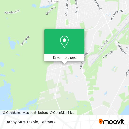 Tårnby Musikskole map