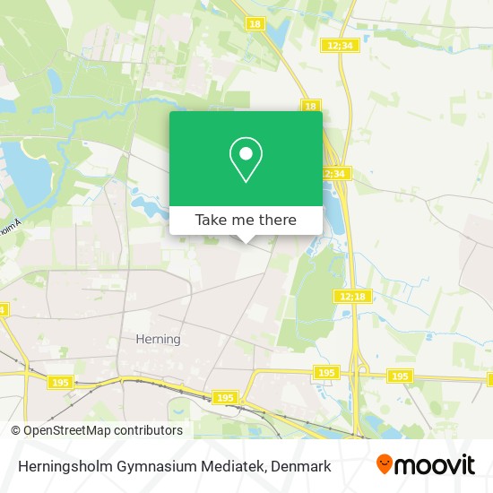Herningsholm Gymnasium Mediatek map