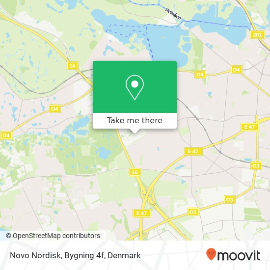 Novo Nordisk, Bygning 4f map