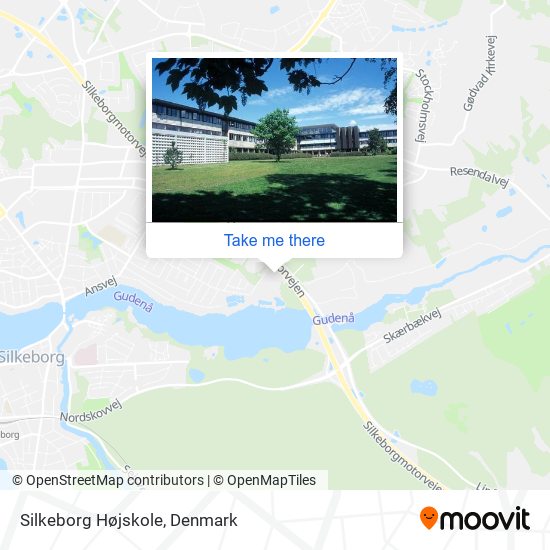 Silkeborg Højskole map
