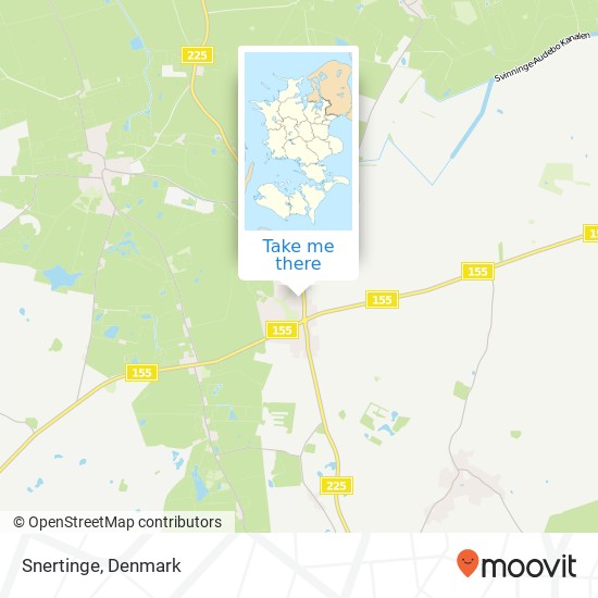 Snertinge map