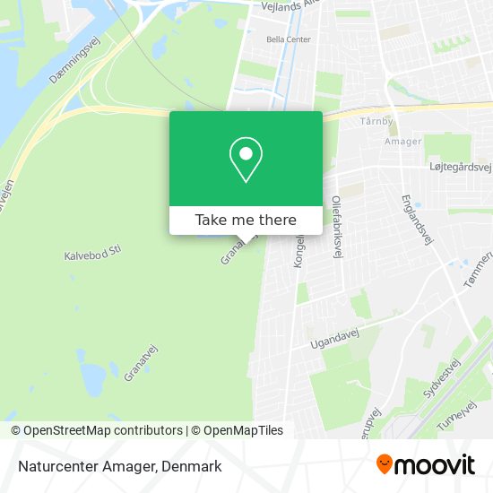 Naturcenter Amager map