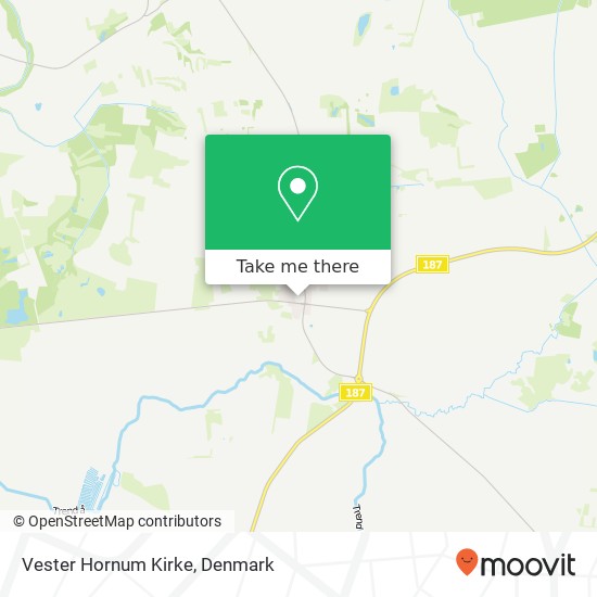 Vester Hornum Kirke map