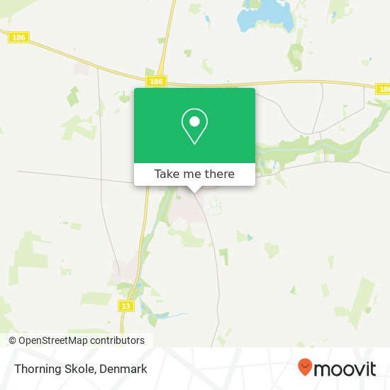 Thorning Skole map