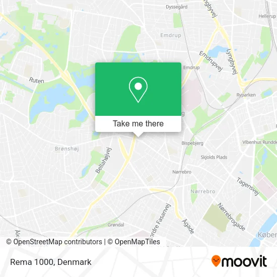 Rema 1000 map