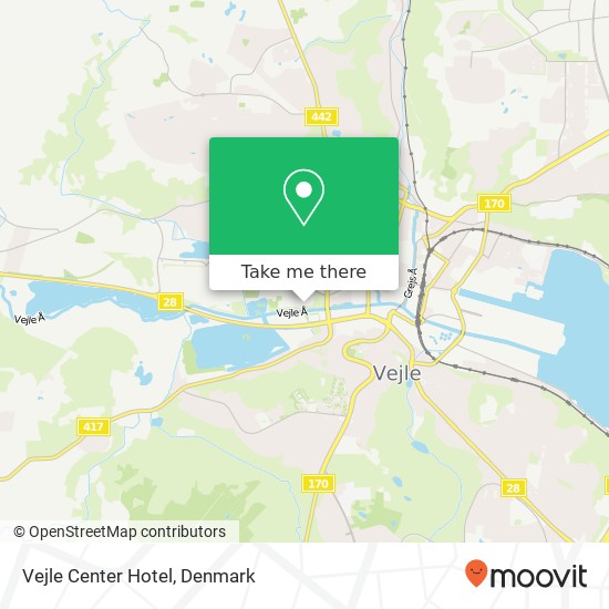 Vejle Center Hotel map