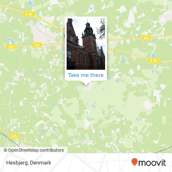 Hesbjerg map