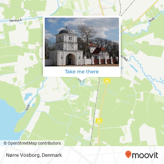 Nørre Vosborg map