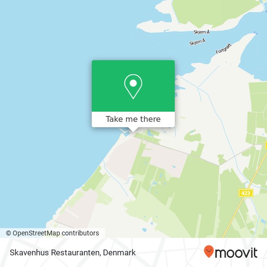 Restaurant Skavenhus map
