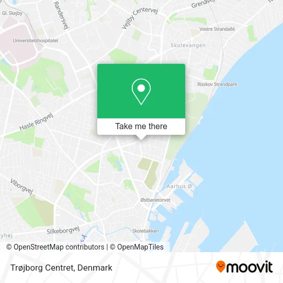 Trøjborg Centret map
