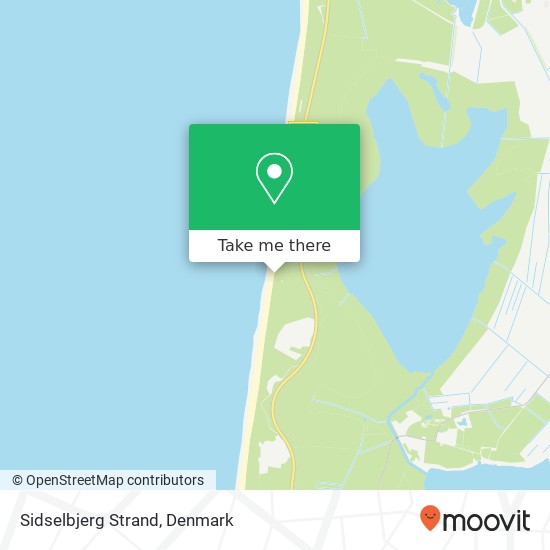 Sidselbjerg Strand map