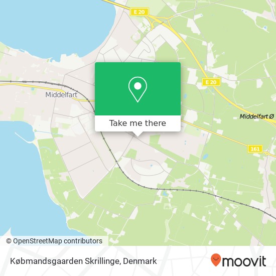 Købmandsgaarden Skrillinge map