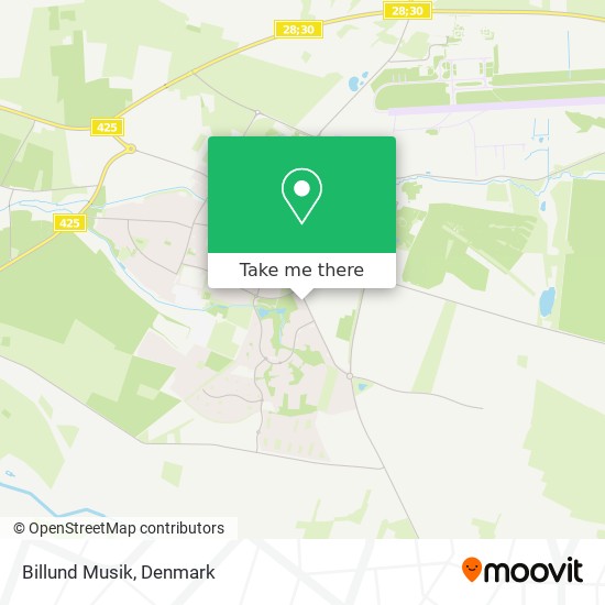 Billund Musik map
