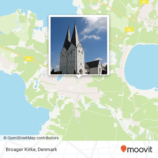 Broager Kirke map