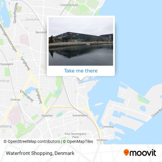 Waterfront Shopping map