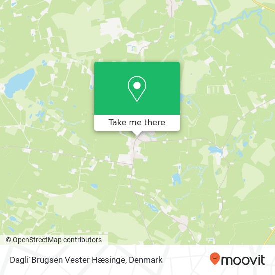 Dagli´Brugsen Vester Hæsinge map